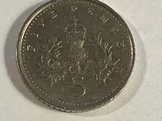 5 Pence England 1992
