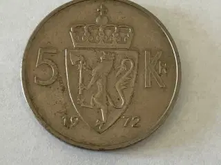 5 Kroner Norge 1972