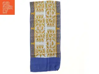 Vintage silketørklæde med mønster (str. 75,5x32,5 cm)
