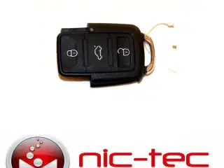 Flipnøgle rep kit 3 knap for VW Seat & Skoda