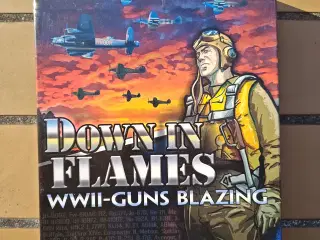 Down in Flames WWII Guns Blazing Brætspil