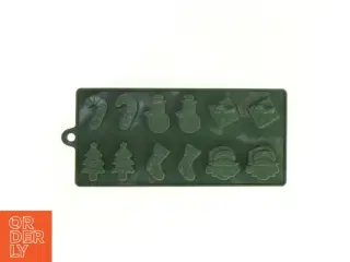 Silikoneform til jule konfekt (str. 20 x 10 cm)