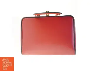 Rød retro beautibox (str. 35 x 24 x 15 cm)