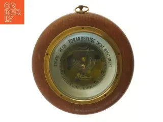 Væghængt barometer fra Lufft (str. Ø 19 cm)
