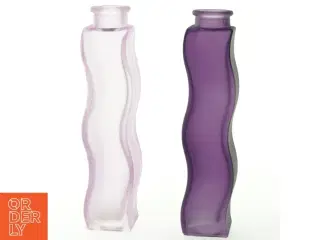 Sæt af dekorative glasvaser (str. 21 cm)
