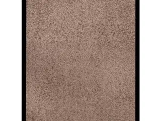 Dørmåtte 60x80 cm brun