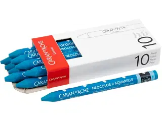CARAN D’ACHE Neocolor II Cobalt Blue, 10 stk. pasteller