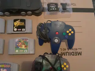 Nintendo 64 med spil 