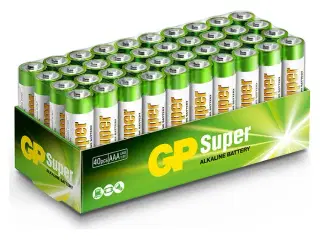 GP Super Alkaline AAA batteri, 24A/LR03, 40-pak