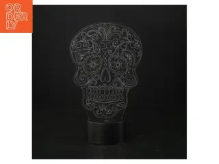 Dekorativ 3D-illusion LED Natlampe (str. H 25 cm)