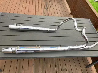 Thunderheader Long style udstødning Harley Touring