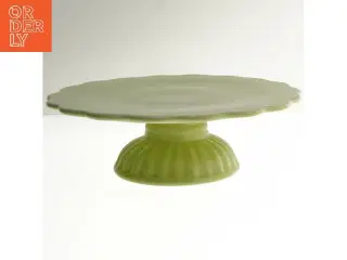 Grøn kagefad fra Ib Laursen (str. Ø 28 cm)