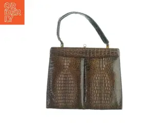 Håndtaske med slangeskind fra Mutans (str. LB 20x25 cm)