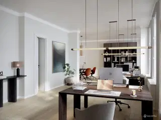 Nyistandsat kontor i historisk ejendom i hjertet af København - lige ved Hovedbanegården