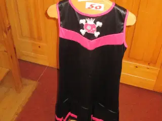 sort cheerleader fastelavs kjole
