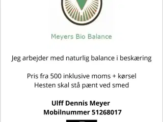Beskæring tilbydes 