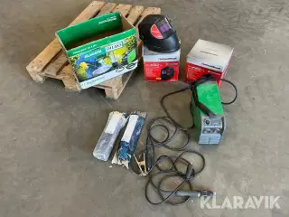 Elektrodesvejser Migatronic Fokus Stick 161 E PFC med 2 hjelme