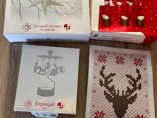Kasse med julepynt