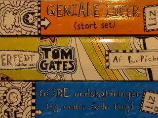 3 stk Tom Gates bøger