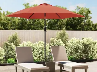 Parasol 300 cm metalstang terracotta