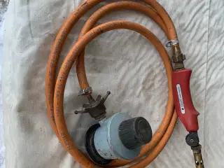 Sievert gasbrænder med slange og regulator