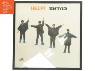 Ramme med The Beatles &#39;Help!&#39; album cover fra IKEA (str. 33,5x33,5 cm)