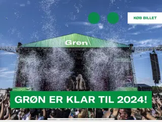 Grøn koncert 2024 Århus (2 stk)