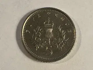 5 Pence England 1994