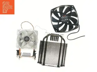 CPU køler med blæser fra Be Quiet (str. 16x13,5 cm)