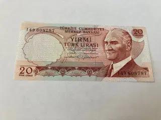 20 Lira Turkey 1970