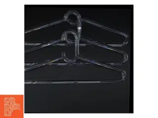 Gennemsigtige plastbøjler (str. 45 cm)