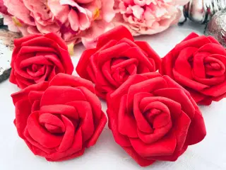Kunstig blomster roser rød