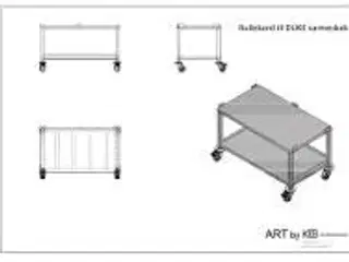 Rullebord med hjul, understel SB 03-V2