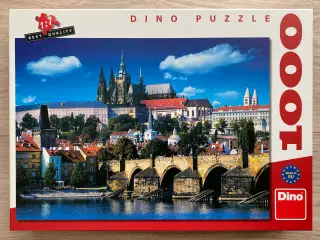 Karlsbroen i Prag 1000 brikker