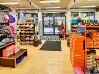 Butikslokale på gågade