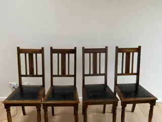 4 gamle stole 