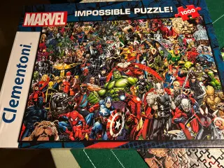 Marvel puslespil med 1000 brikker