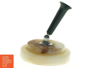 Alabast penneholder (str. 11 x, 9 cm)