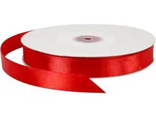 Rødt Satinbånd 20 mm x 100 m - Elegant Dekoration