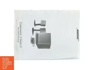 Bose Companion 3 Series II multimedia højttalersystem fra Bose