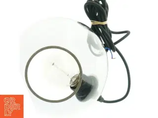 Glaskugle pendellampe (str. Ø. 20 cm)