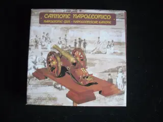 Napoleonsk Kanon. Byggesæt træ/metal 1:17