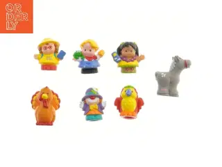 Sæt med Little People figurer fra Little People (str. 7 stk 6,5 cm)