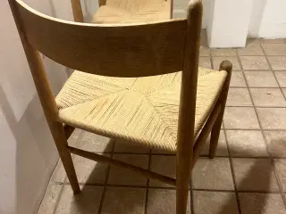 Spisebordsstole CH36 sæbebehandlet eg