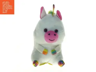 Enhjørning bamse (str. 21 x 15 cm)