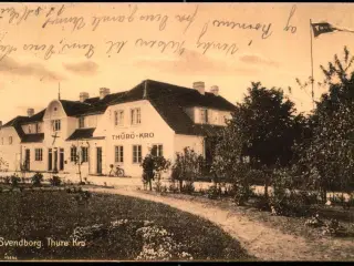 Svendborg - Thurø kro - P. Brandts Bogh. 38380 - Brugt - Stjernestempel Thurø !
