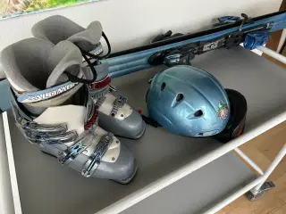 Komplet ski udstyr til Dame