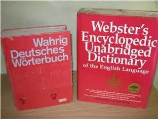 Tysk og engelsk opslagsbøger