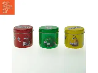 M&M&#39;s opbevaringsdåser sæt fra M&M (str. 8,5x8,5 cm)