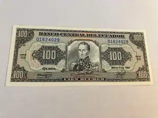 100 Sucres Ecuador 1992